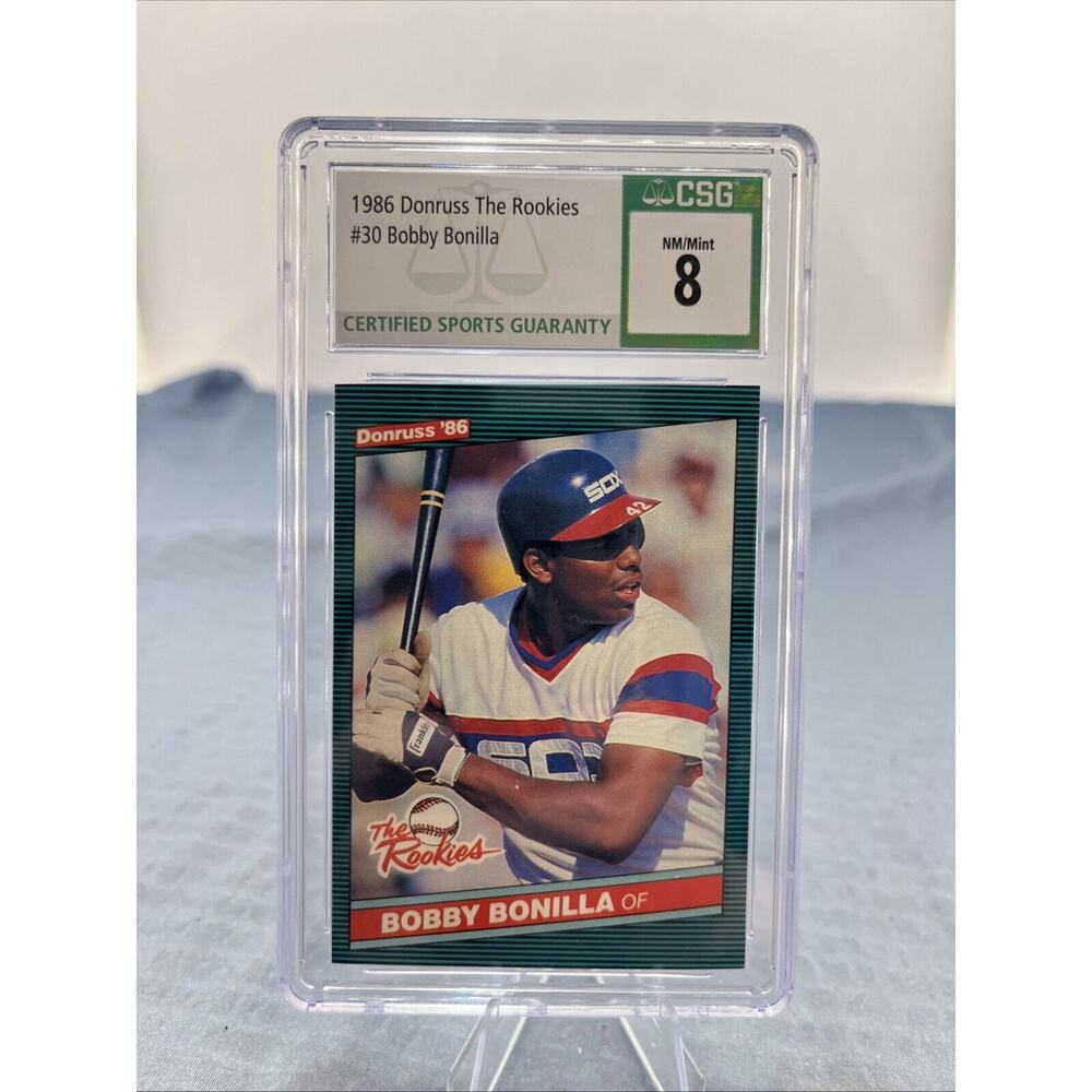 1986 Donruss The Rookies #30 Bobby Bonilla GRADED CSG 8 NM/Mint